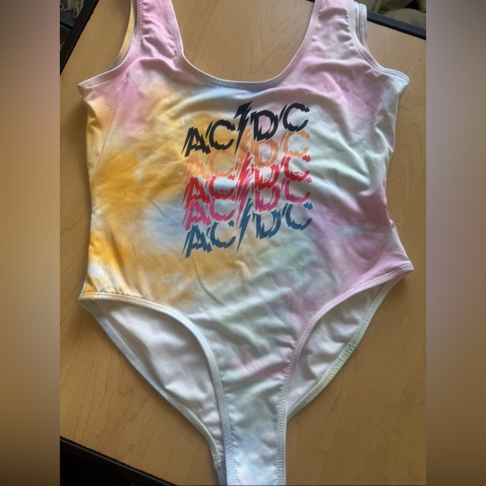 AC/DC Womens Pastel Tie-Dye One Piece
